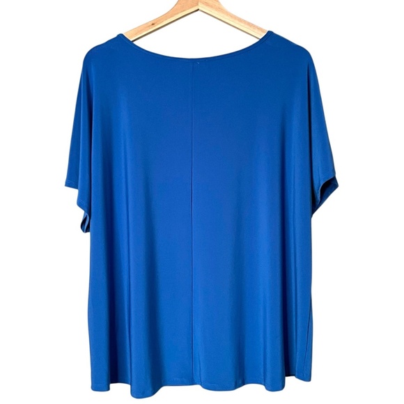 MR. MAX FASHIONS Jersey Knit Rhinestone Detail Dolman Top US Sz XL - Picture 4 of 9